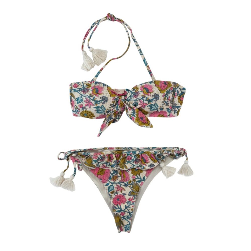 LOUISE MISHA - BIKINI BABA MULTI FLOWERS - NEW NO TAG